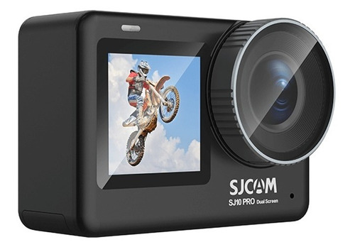 Cámara Acuática Sjcam Sj10pro 4k Dual Pantalla Selfie Gyro
