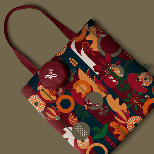 Bolsa Com Bolsinha Crer Para Ver Natura - Capacidade 5 Kg