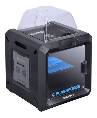 Impresora 3D Flashforge Guider II negra de 100 V/240 V con tecnología de impresión FDM
