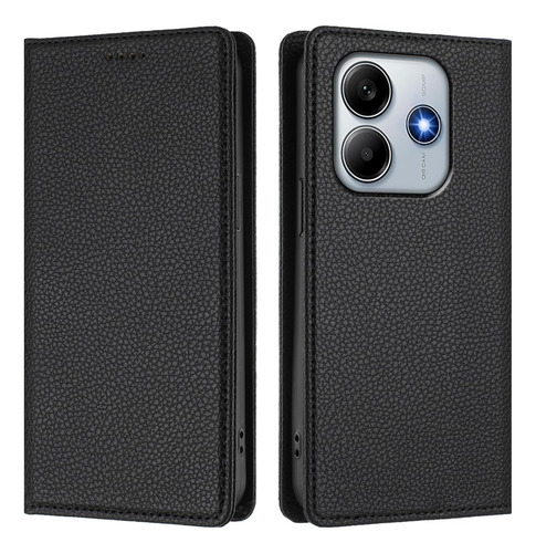 Funda Protectora Magnética De Piel Sintética Con Tapa Para Xiaomi Poco M7 Pro 5g
