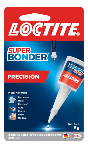 Súper Bonder 5g Precisión Loctite X 6 Unidades