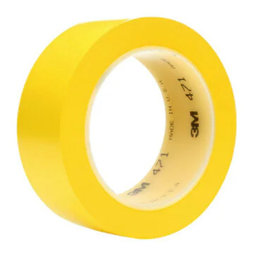 Imagen 1 de 6 de Cinta Delimitadora Seguridad 3m Amarilla 50,8mm X 32m