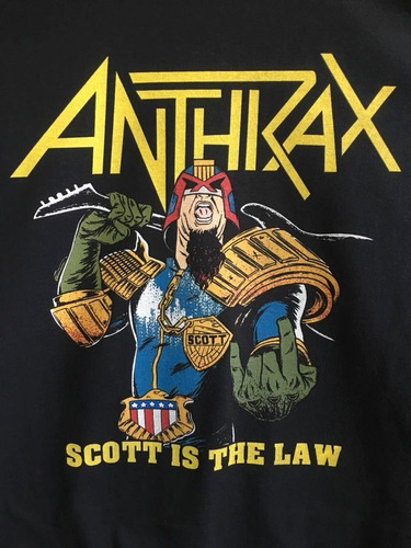 Anthrax - Scott Is The Law - Metal - Polera- Cyco Records