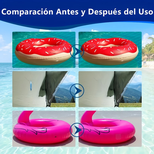 160pzs Parches Adhesivos Alberca Colchon Inflable Sumergible