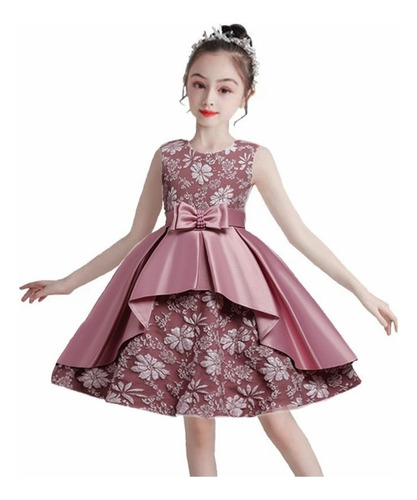 Vestido Para Niña Fiesta Bebé Elegante Princesa 3 A 12 Años