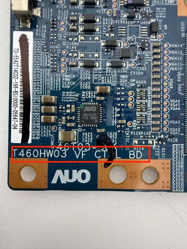 Tarjeta Tcon Lg 42lk450-ub T460hw03 Vf Ctrl Bd (Usado)