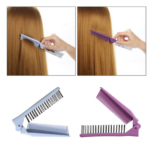 2 Uds Cepillo De Peine De Pelo Plegable Cepillo De