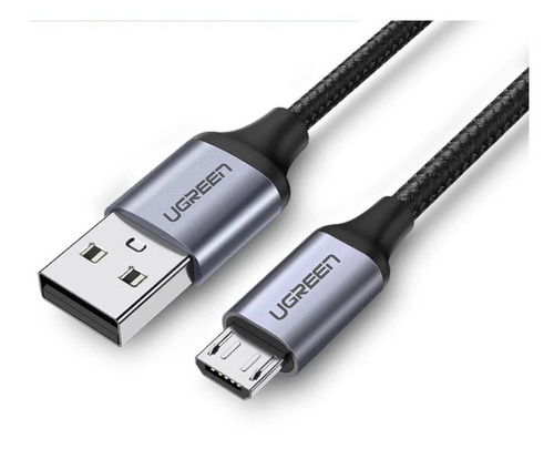 Cable Micro Usb  Ugreen  2 Metros De  Uso Rudo Carga Rápida