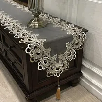 Comprar Mantel Bordado Mantel De Encaje Mesa Ovalada De Encaje