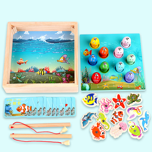 Juego De Pesca De Madera Juegos De Mesa De Juguete Juguetes