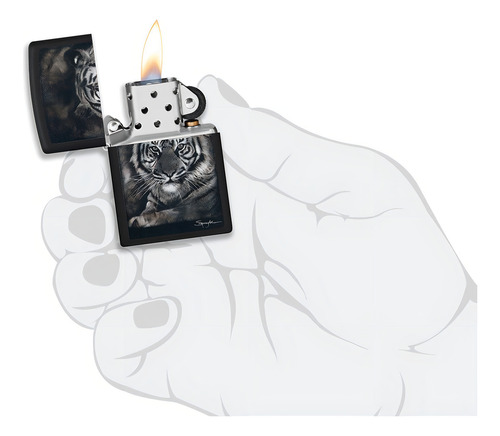 Isqueiro Zippo Tigre Spazuk