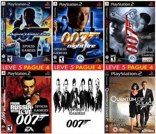 007 James Bond Collection (6 Jogos) Ps2 Desbloqueado Patchs