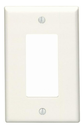 Leviton 80601-w Placa De Pared Decorativa Para Dispositivo