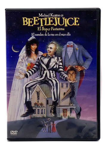 Dvd Beetlejuice: El Super Fantasma Tim Burton/ Película 1988