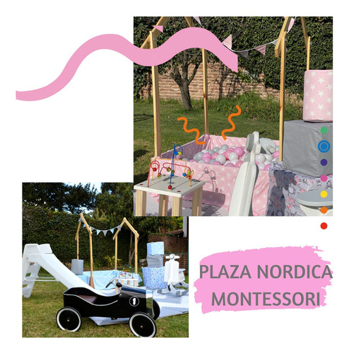 Imagen 2 de 6 de Alquiler Plaza Blanda Montessori Nórdica Espacio De Juego