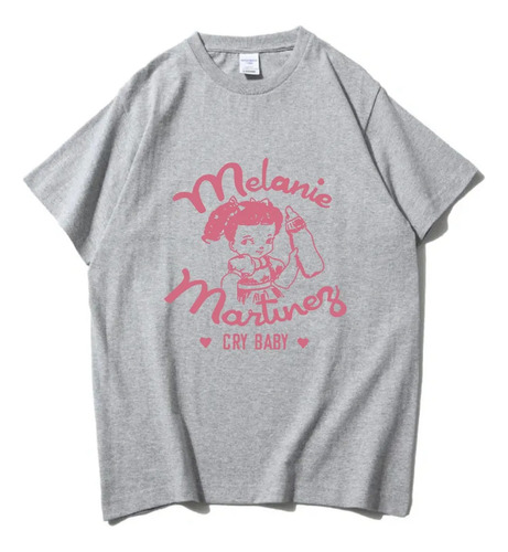 Camiseta Neutra De Algodón Estampada Melanie Martínez