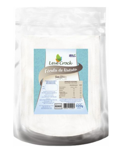 Kit 3x: Fécula De Batata Sem Glúten Leve Crock 500g