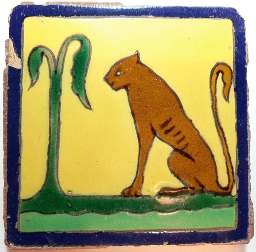 Imagen 4 de 6 de Antiguo Par Azulejo Mayólica Españolas Colección Triana 7618