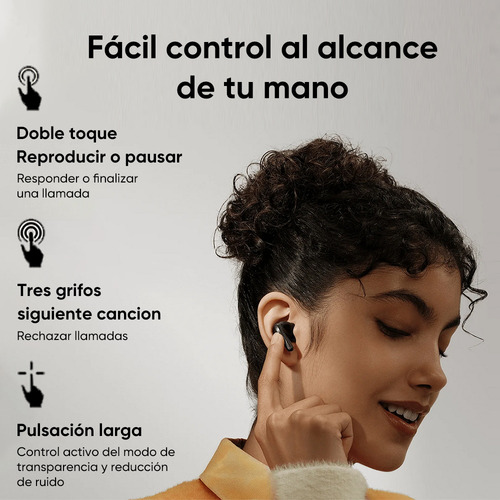 2 Pcs Xiaomi Audífonos Inalámbricos Redmi Buds 5 Pro Blanco Y Negro