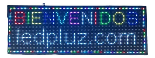Letrero Led Programable Rgb 100x35cm