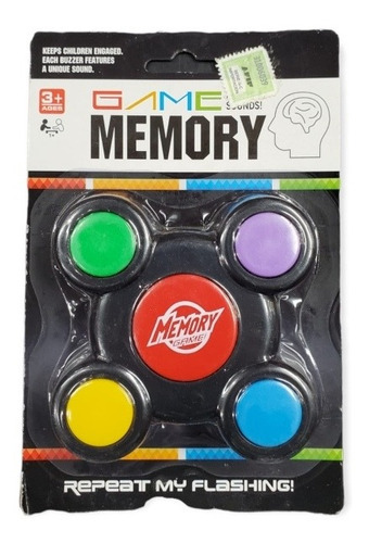 Juego De Mesa Memory Game Memoria Mini Luz Sonido Playking