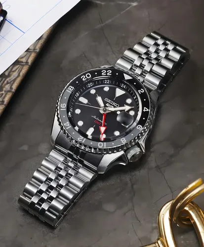 ★本日限定【新品未使用】SEIKO 5 SPORTS GMT SSK001K1 Relógio Seiko 5 Sports Gmt Automático Ssk001 Modelo Japonês