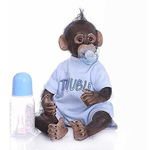 16inch 40cm Bebe Doll Reborn Toddler Monkey Elaborado Fdy5o
