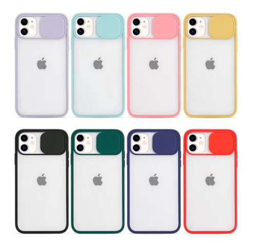 Imagem 1 de 7 de Capa Case Capinha C/ Protetor De Câmera - iPhone 12 (6,1 )