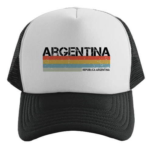 Gorra Trucker Argentina Republica Estampada