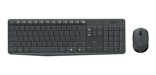 Kit Teclado Y Mouse Inalambrico Wireless Wifi Logitech Mk235