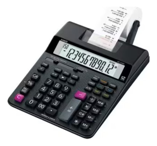 Calculadora impresora Casio HR-150RC color negro