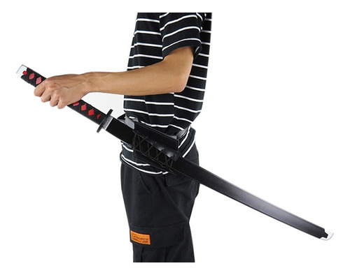 104cm Katana De Madera Demon Slayer Espada Colección Color Mitsuri Kanroji