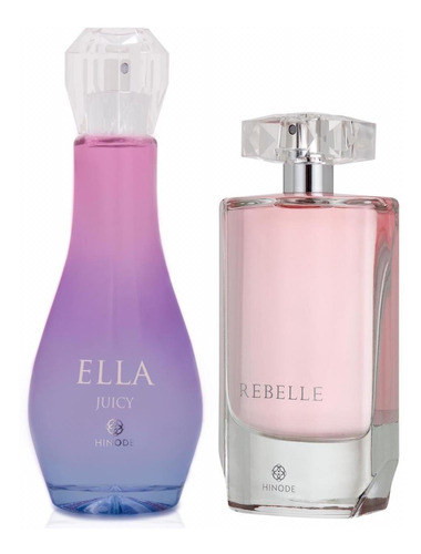 Kit Perfume Feminino Ella Juicy + Rebelle Floral.