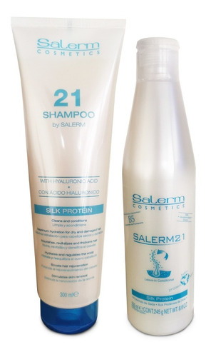 Pack Shampoo Nutrición 300ml+acondicionador 250ml Salerm 21