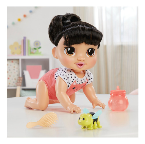 Boneca Baby Alive F9710 Katie Kat Engatinha E Brinca Hasbro
