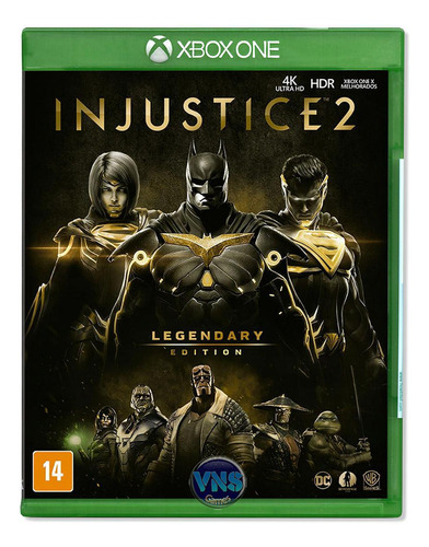 Injustice 2 Edição Lendária Xbox One Wb Interactive