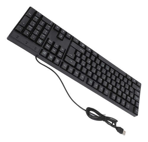 Teclado Usb Com Fio K1800, Idioma Minoritário, 104 Teclas, 4