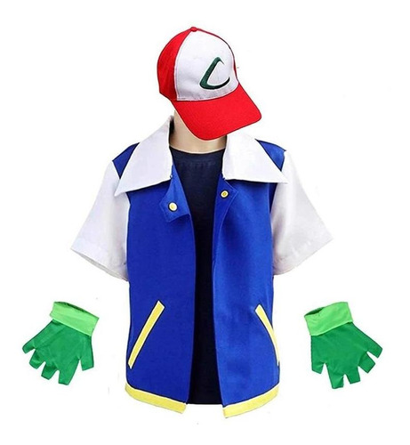 Disfraz De Ash Ketchum Pokemon Para Niños