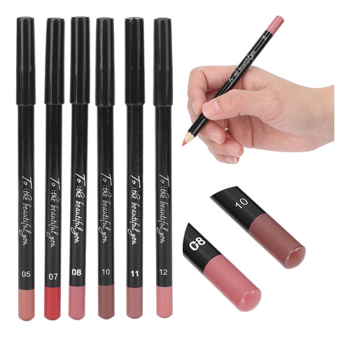 6pcs Lip Lip Liner Profesional Imploude Matte Matte Lip