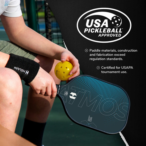 Set De Palas De Pickleball Helium Pro De Fibra De Carbono At