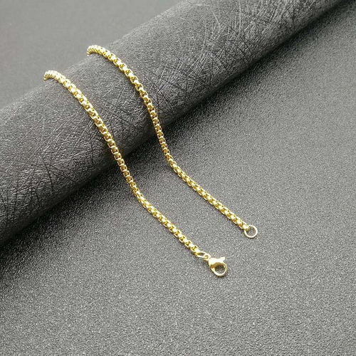 2 Peças Titanium Steel Leopard Cabeça Pingente Colar Jóias