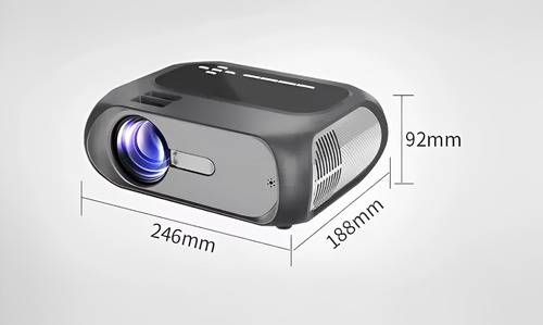 Kit 13 Unidades Projetor T7 Espelhamento Wi-fi 4000 Lumens