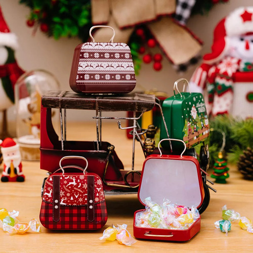 Wv Cajas De Galletas Navideñas, Lata De Caramelos