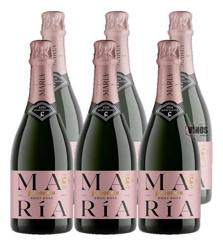 Espumante Codorniu Septima Rosat 750ml Caja X6