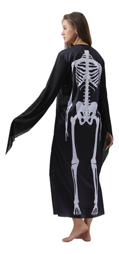 Cráneo Esqueleto Fantasma Disfraz Disfraz De Halloween