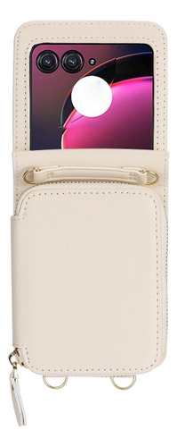 Funda Plegable Con Cremallera Para Motorola Razr 40 Ultra