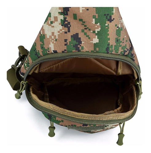 Imagen 7 de 10 de Nylon al aire libre militar crossbody Táctico Bolsa Cámping