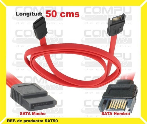 Extension 50cm Sata Macho-hembra Ref: Sat50 Computoys Sas