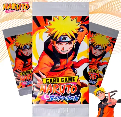 100 Cartinhas Naruto - 25 Pacotinhos Card Naruto Shippuden