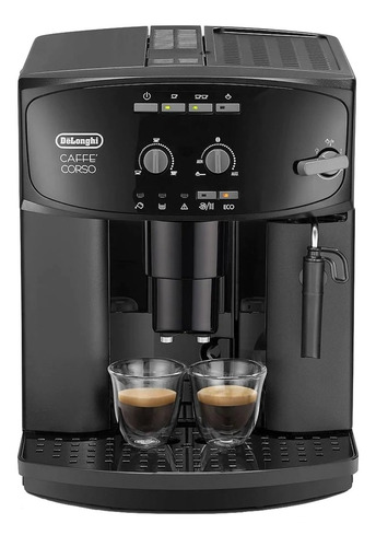 Cafetera De'Longhi Caffè Corso ESAM 2600 super automática negra expreso
